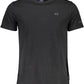 Black Cotton Men T-Shirt