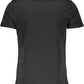 Black Cotton Men T-Shirt