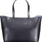 Blue Polyethylene Women Handbag