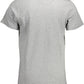 Gray Cotton Men T-Shirt