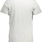 Gray Cotton Men T-Shirt