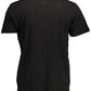 Black Cotton Men T-Shirt