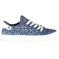 Blue Polyester Women Sneaker