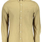 Green Organic Cotton Men Shirt