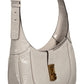 Gray Polyethylene Women Handbag