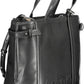 Black Polyester Women Handbag