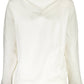 White Cotton Women Sweater