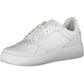 White Polyester Women Sneaker