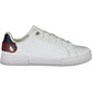 White Polyethylene Women Sneaker