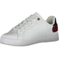 White Polyethylene Women Sneaker