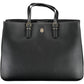 Black Polyethylene Women Handbag