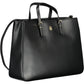 Black Polyethylene Women Handbag