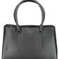 Black Polyester Women Handbag