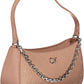 Pink Polyester Women Handbag