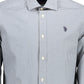 Light Blue Cotton Men Shirt