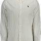 White Cotton Men Shirt