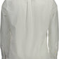 White Cotton Men Shirt