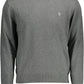 Gray Cotton Mens Sweater