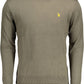 Green Cotton Men Sweater