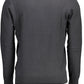 Black Cotton Men Sweater