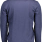 Blue Cotton Men Sweater