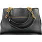 Black Polyethylene Women Handbag