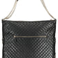 Black Polyethylene Women Handbag