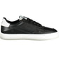 Black Leather Women Sneaker