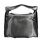 Black Polyester Women Handbag