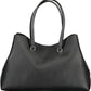 Black Polyester Women Handbag