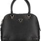 Black Polyethylene Women Handbag