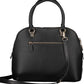 Black Polyethylene Women Handbag