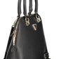 Black Polyethylene Women Handbag