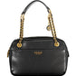 Black Polyethylene Women Handbag