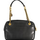 Black Polyethylene Women Handbag