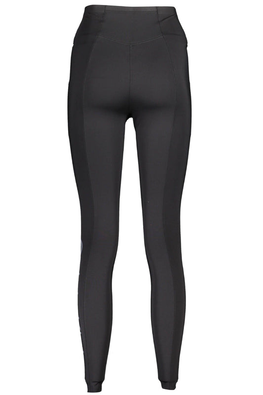 Black Polyester Women Legging