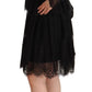 Elegant Floral Lace Long Sleeve Shift Dress