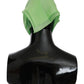 Apple Green Linen Square Foulard Head Wrap Scarf