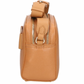 Chic Camel-Toned Crossbody with Double Zip Closure