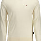 Beige Cotton Men Sweater