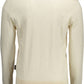 Beige Cotton Men Sweater