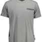 Gray Cotton Men T-Shirt