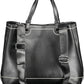 Black Polyethylene Women Handbag