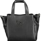 Black Polyethylene Women Handbag