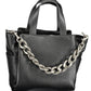 Black Polyethylene Women Handbag