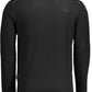 Black Wool Men Sweater