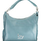 Blue Polyethylene Women Handbag