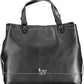 Black Polyethylene Women Handbag