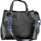 Black Polyethylene Women Handbag