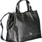 Black Polyethylene Women Handbag